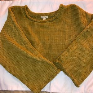 Cropped Knit Sweater